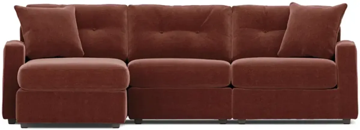 ModularOne 3 Piece Sectional - Merlot