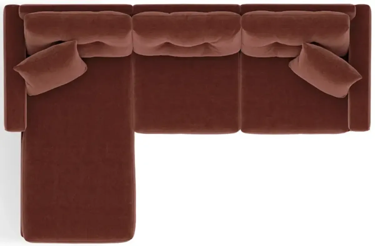 ModularOne 3 Piece Sectional - Merlot