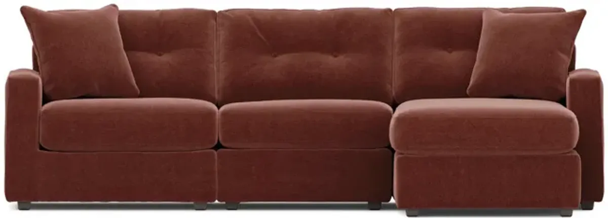 ModularOne 3 Piece Sectional - Merlot