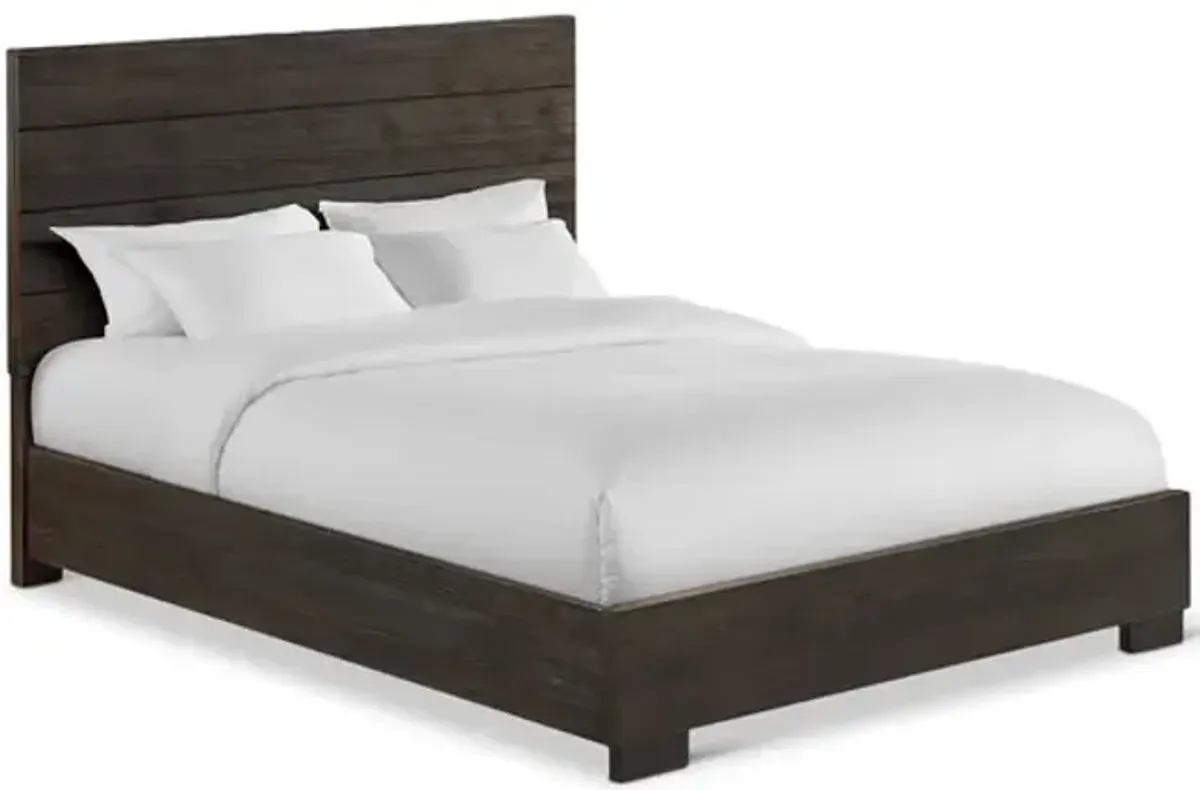 Bello Twin Panel Bed - Cocoa