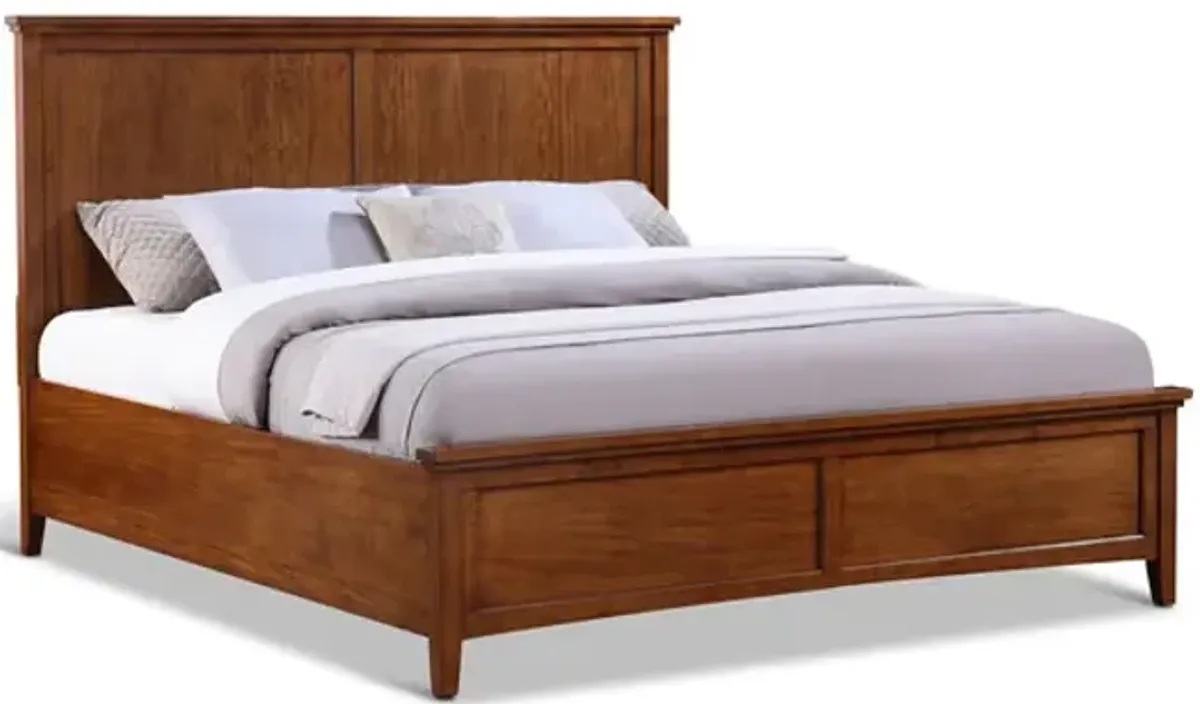 Chesapeake Full Panel Bed - Amber