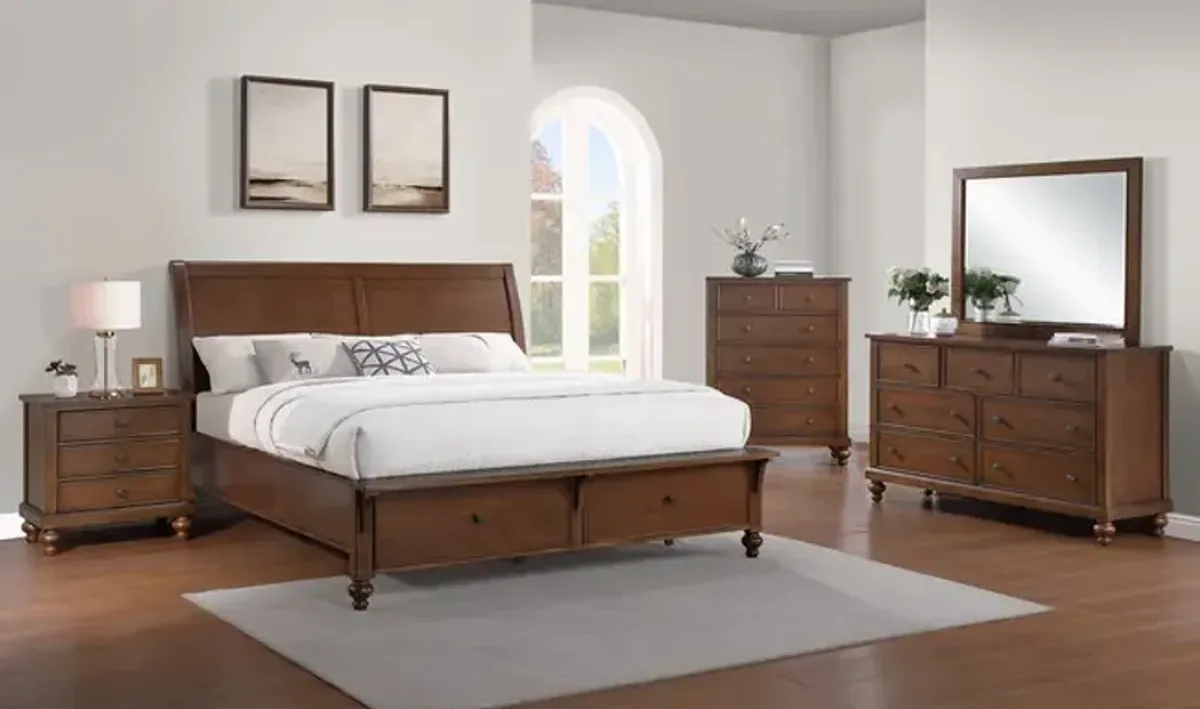 Fairfield Storage Bedroom Suite With 3 Drawer Nightstand - King