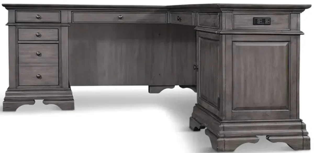 Sinclair Executive L Desk With Return