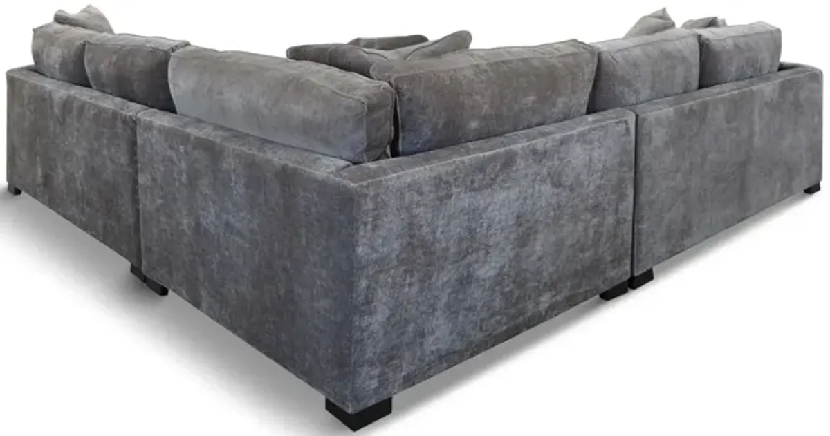 Avon II 4 Piece Modular Sectional - Right Arm Chaise