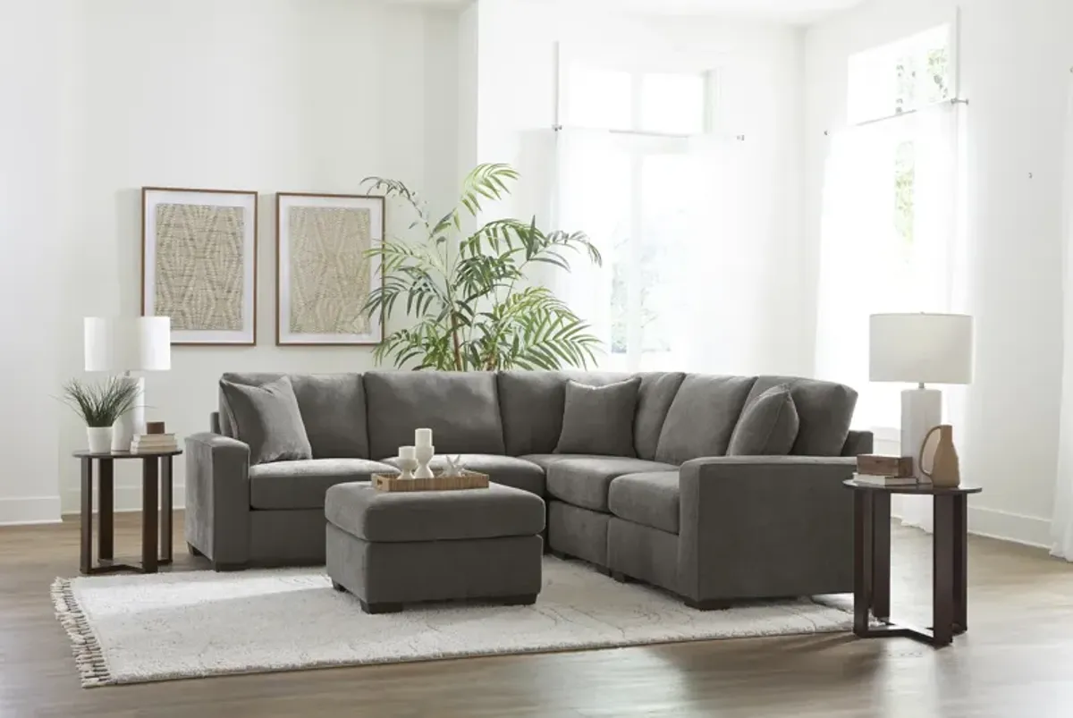 Knox 5 Piece Modular Sectional - Mocha