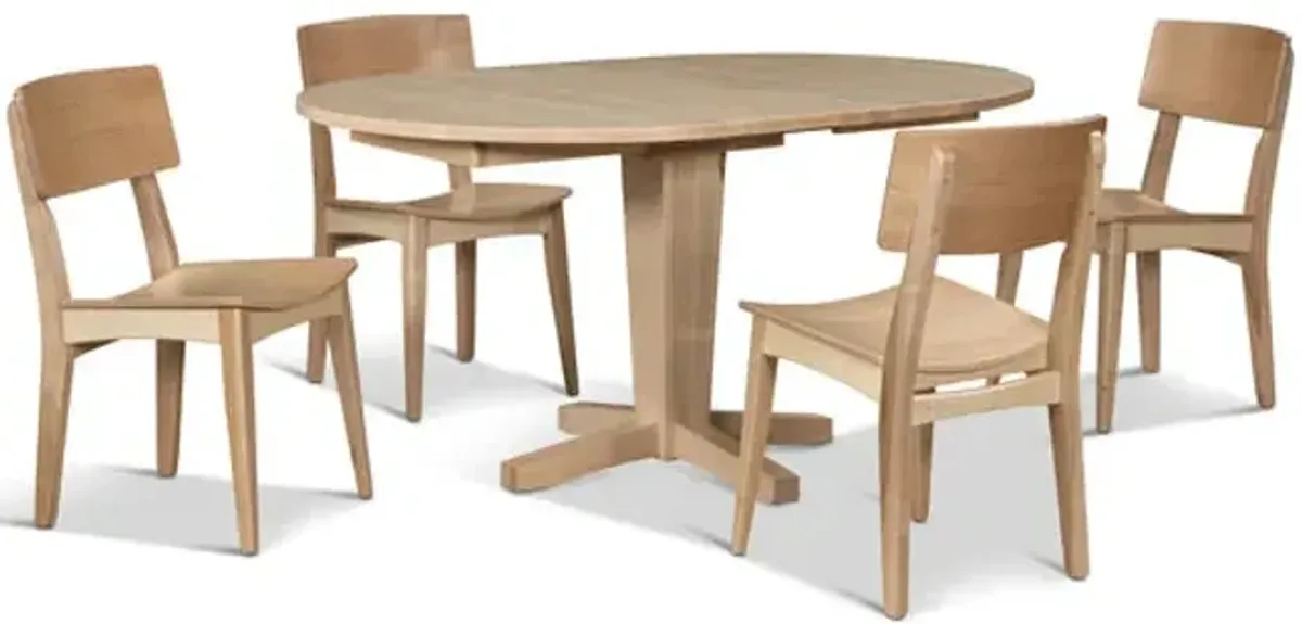 Anders Round Extension Table With 4 Chairs