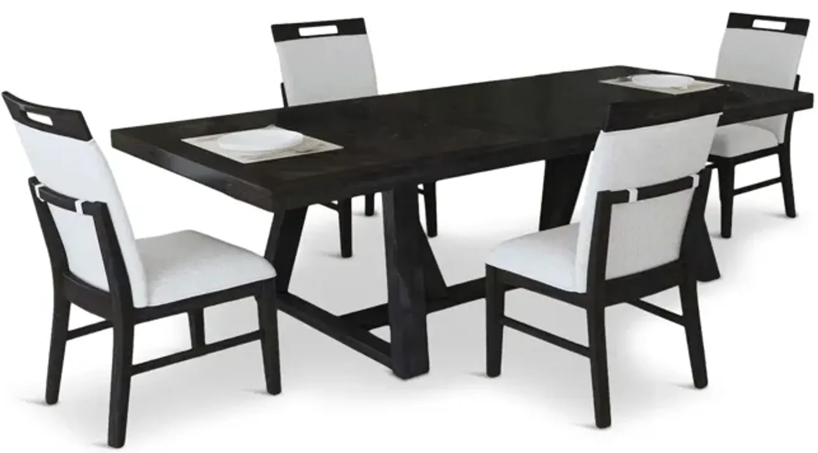 Transcend Dining Table With 4 Side Chairs