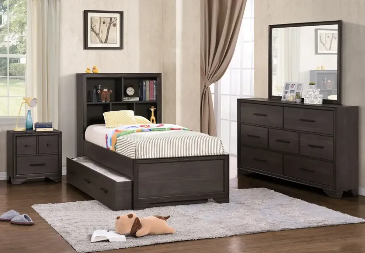 Destiny Sky Bookcase Bedroom Suite - Twin