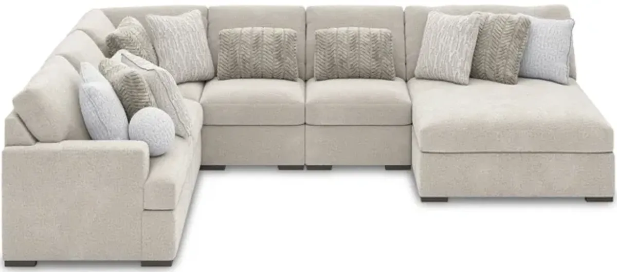 Polar 6 Piece Sectional - Right Facing Chaise