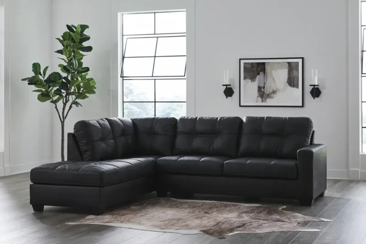 Harold Sectional with Left Chaise - Carbon