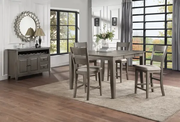Elyssa Counter Table With 6 stools