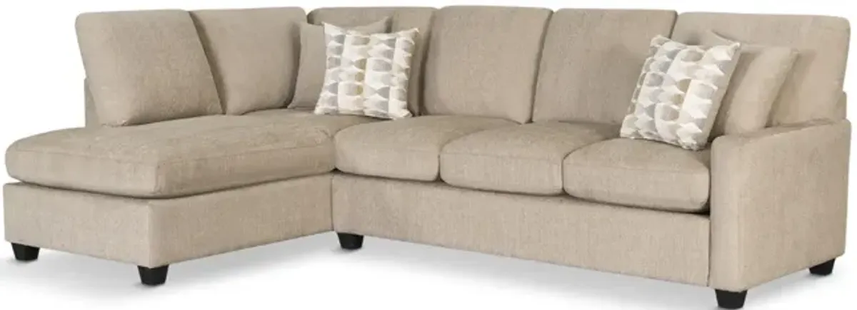 Gibson Sectional with Left Chaise - Desert
