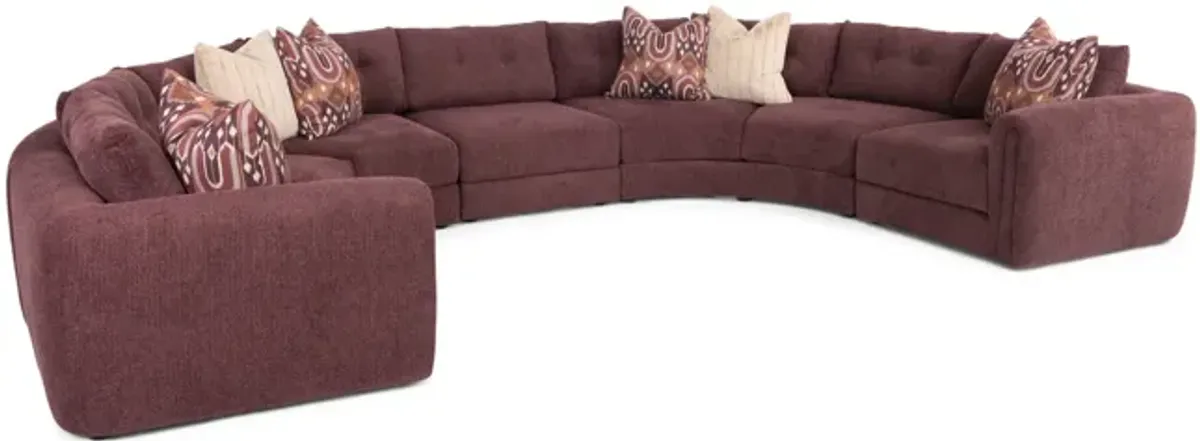 Debra 5 Piece Sectional