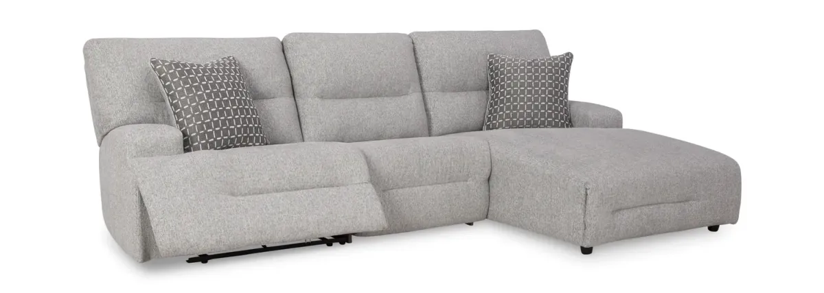 Phelps 3 Piece Power Reclining Sectional - Right Chaise