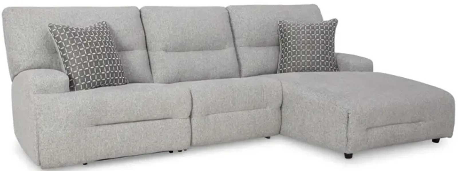 Phelps 3 Piece Power Reclining Sectional - Right Chaise