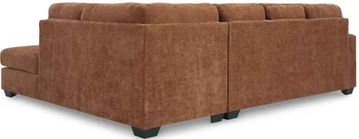 Austin Sectional with Right Chaise - Spice