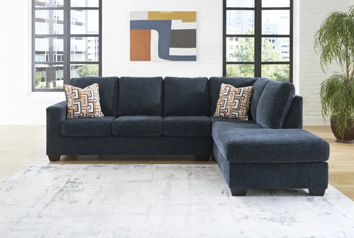 Austin Sectional with Right Chaise - Ink