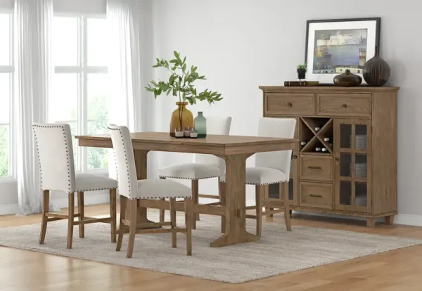 Lakeland Counter Table With 4 Stools