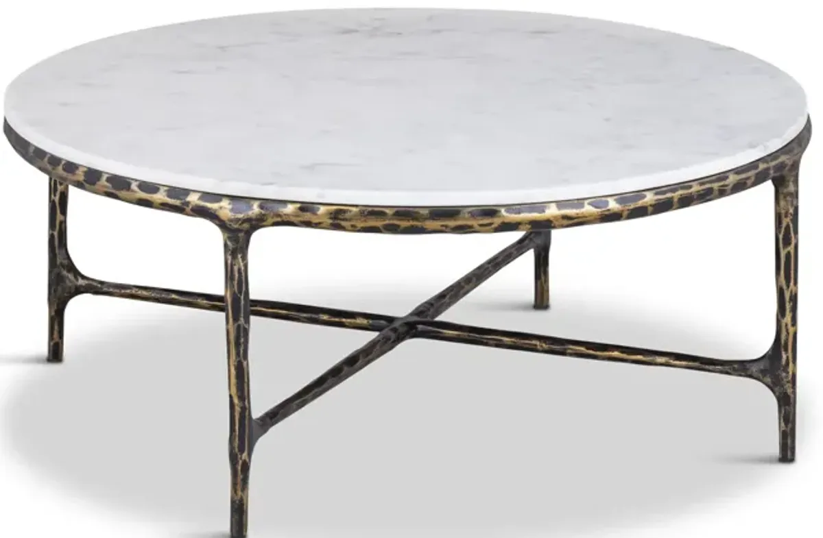 Beverly Round Coffee Table - White