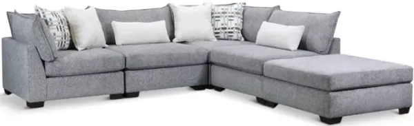 Hogan 5 Piece Sectional - Smoke