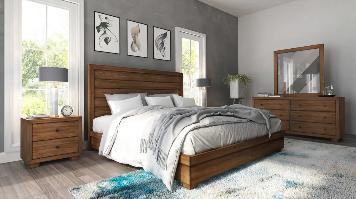 Arbor Lodge Panel Bedroom Suite - King