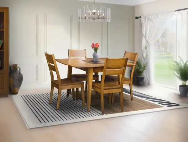 Lane Drop Leaf Table With 4 Emmitt Side Chairs