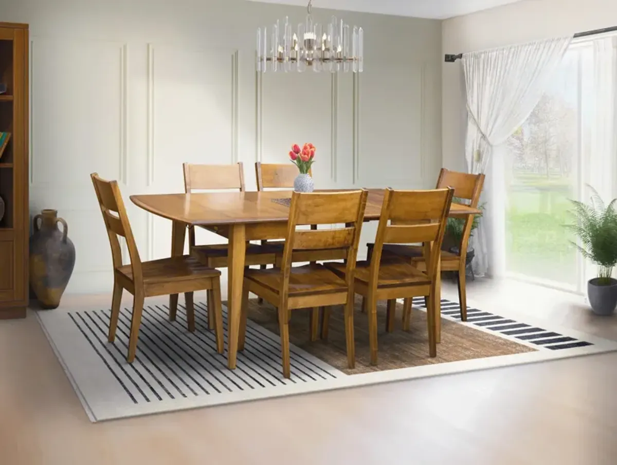 Lane Drop Leaf Table With 4 Emmitt Side Chairs