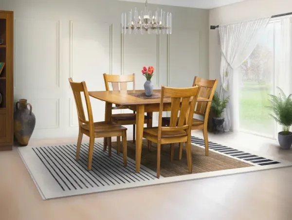 Lane Drop Leaf Table With 4 Sterling Dining Chairs