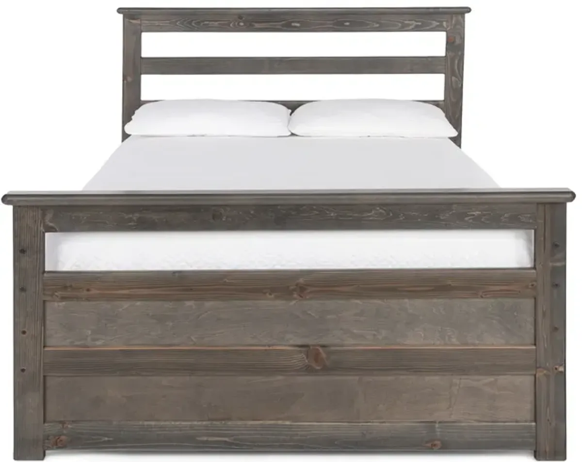 Bunkhouse B2 Twin Panel Bed - Driftwood
