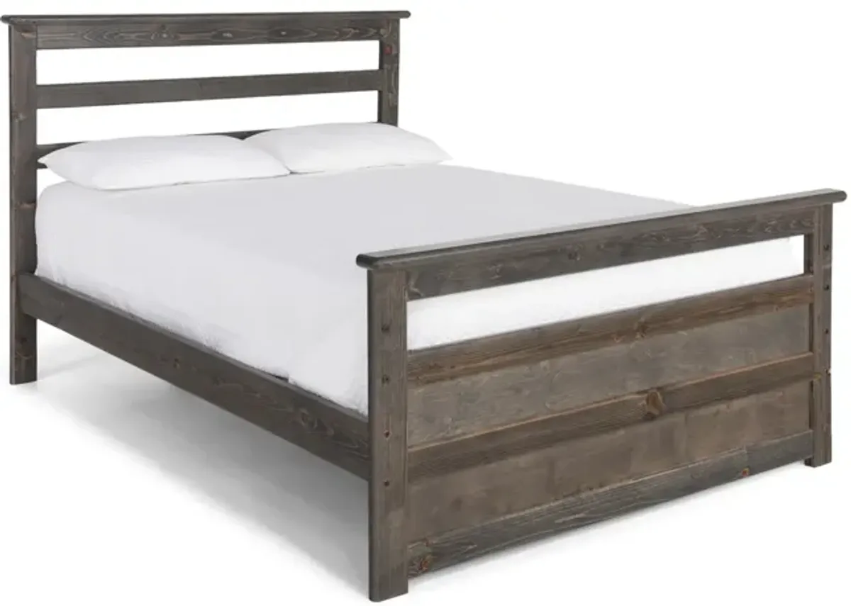 Bunkhouse B2 Twin Panel Bed - Driftwood