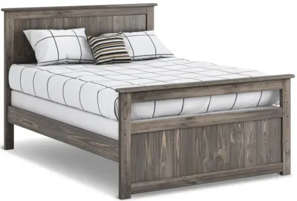 Bunkhouse B2 Full Panel Bed - Driftwood
