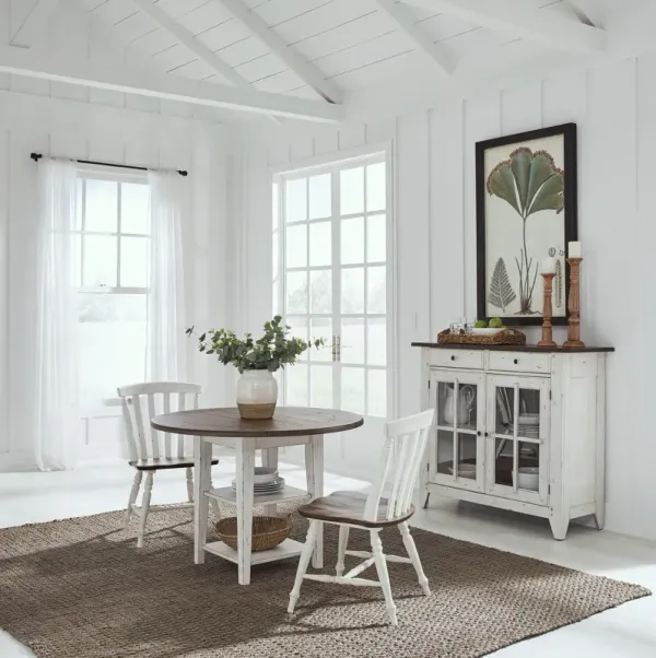 Al Fresco Drop Leaf Dining Table With 2 Chairs