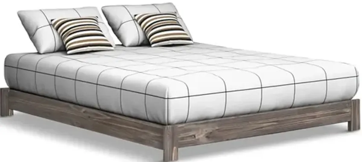 Bunkhouse B2 Full Platform Bed - Driftwood