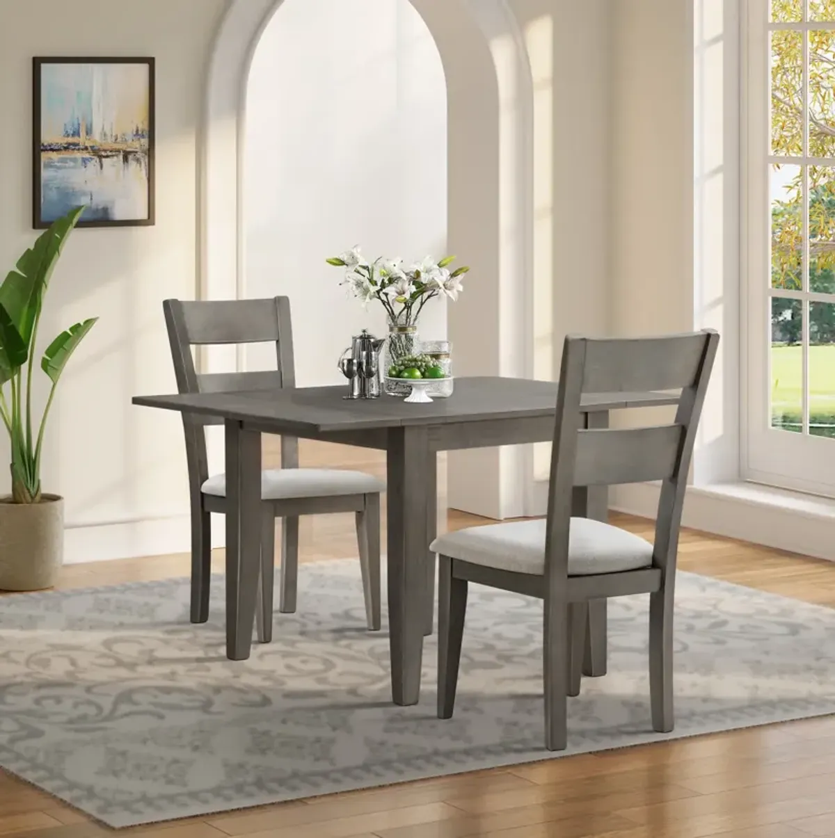 Elyssa Drop Leaf Table with 2 Side Chairs
