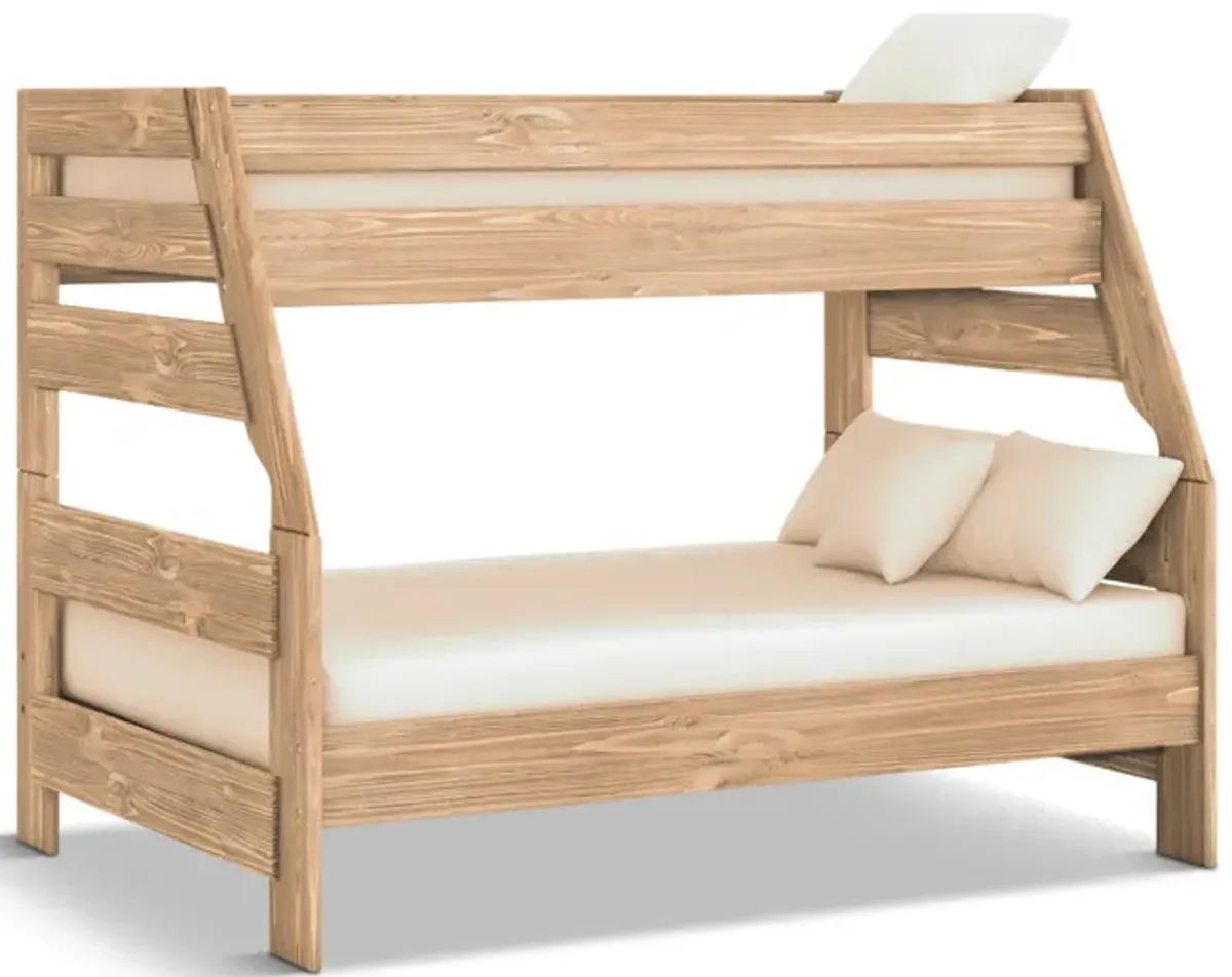 Bunkhouse B2 Twin Full Bunk Bed - Buckskin