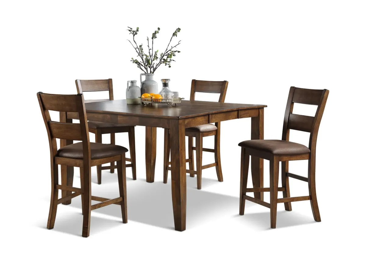 Camden Counter Table With 4 Counter Stools