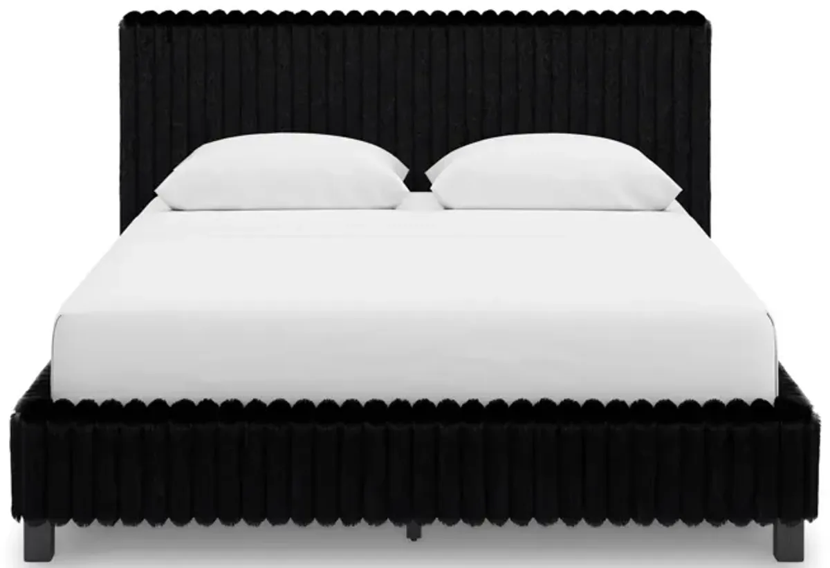 Moonlight Mist Queen Bed - Black