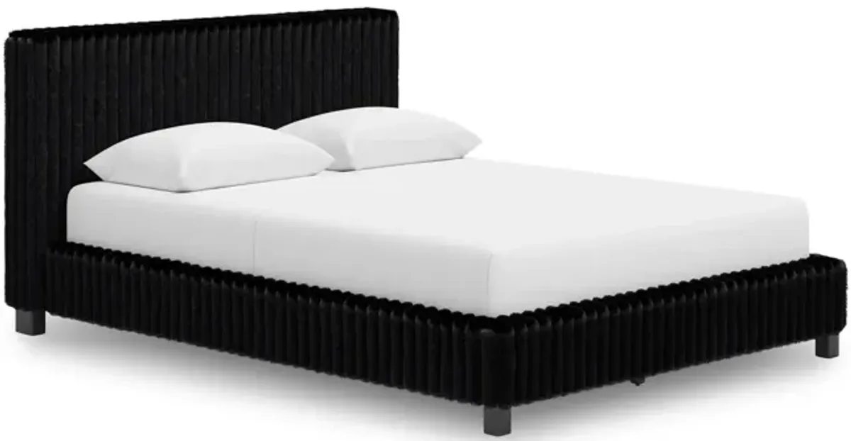 Moonlight Mist Queen Bed - Black