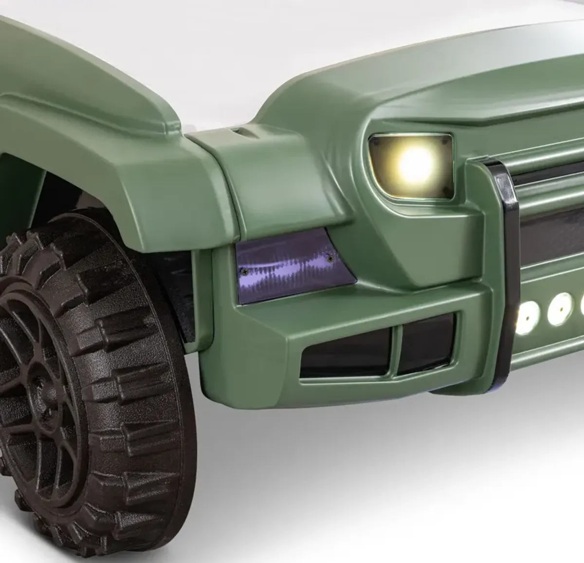 Green Rangler Truck Twin Bed  