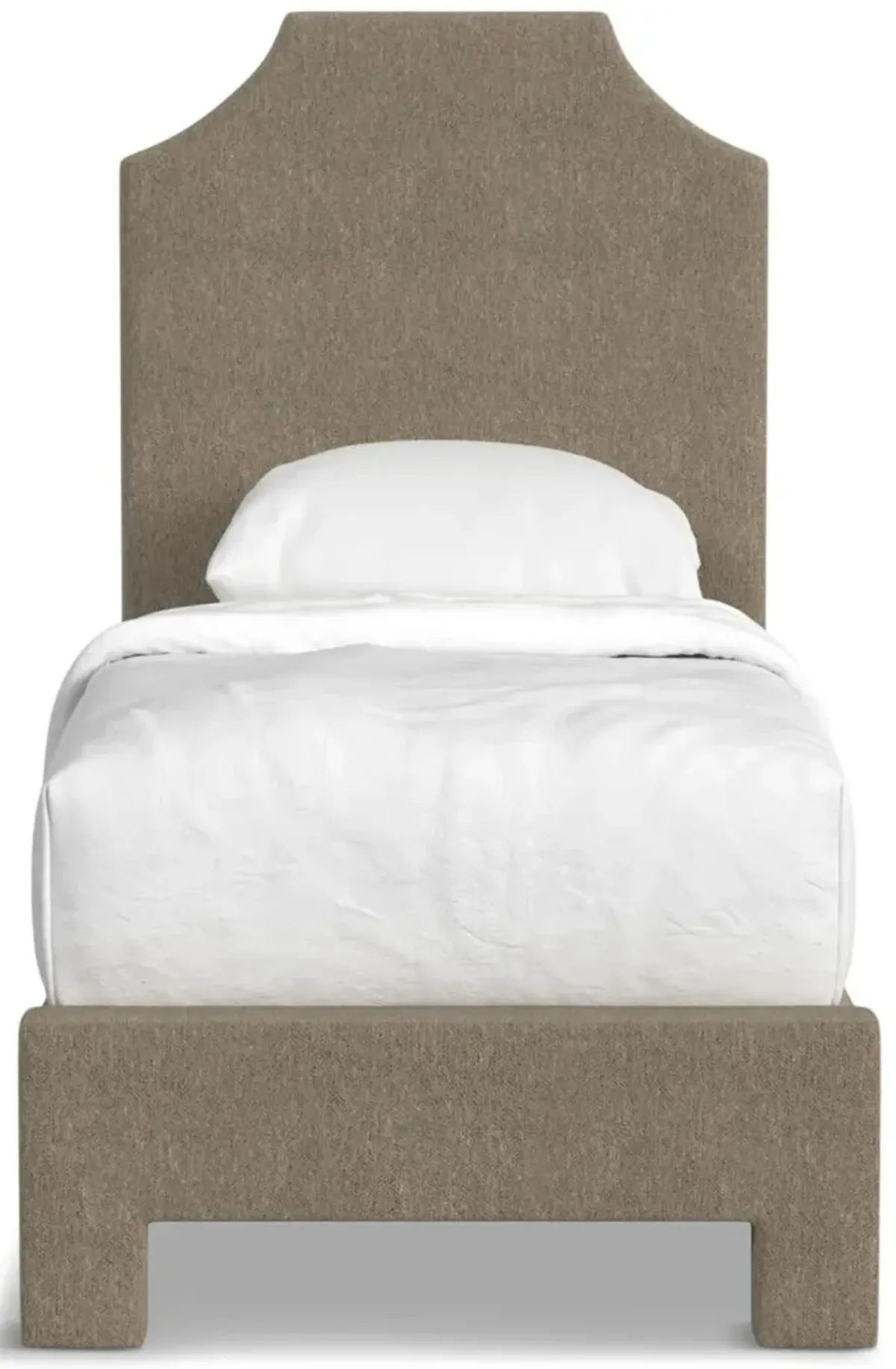 Elixir Twin Upholstered Bed - Spirit Jute