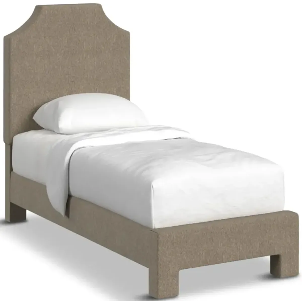 Elixir Twin Upholstered Bed - Spirit Jute