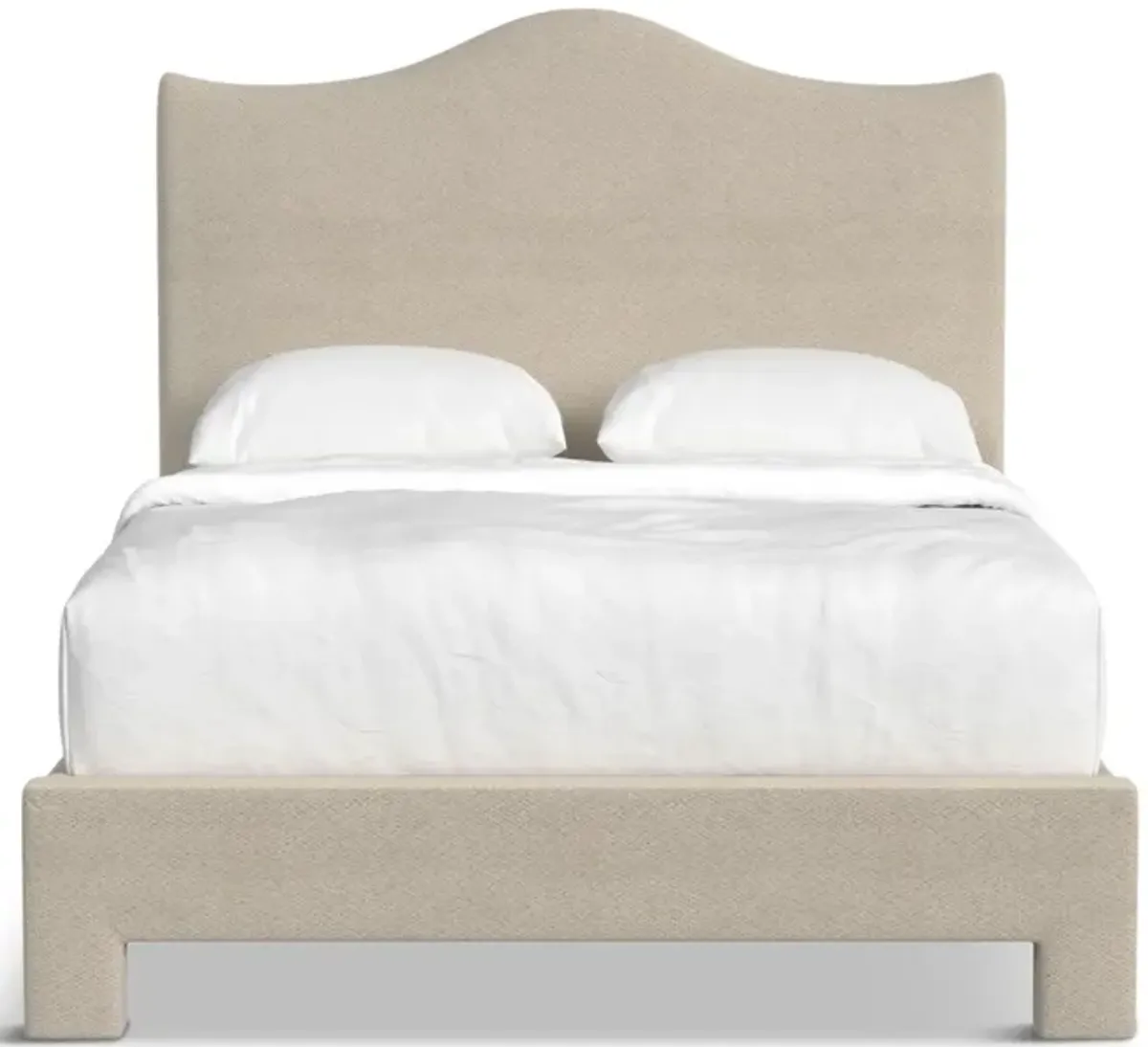 Jitney Full Upholstered Platform Bed - Daddy O Linen