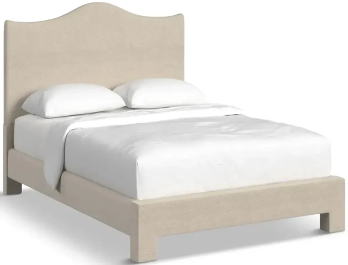 Jitney Full Upholstered Platform Bed - Daddy O Linen