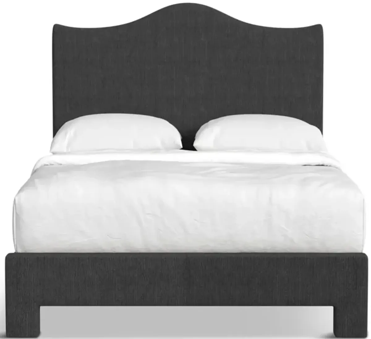 Jitney Queen Upholstered Bed - Game Changer Charcoal