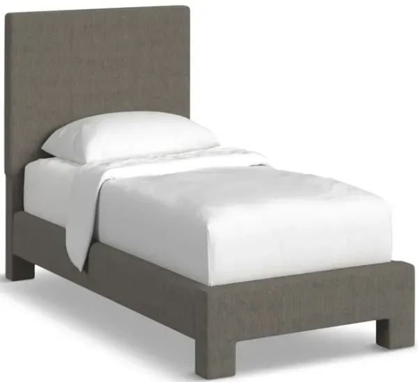 Lagoon Twin Upholstered Bed - Game Changer Smoke