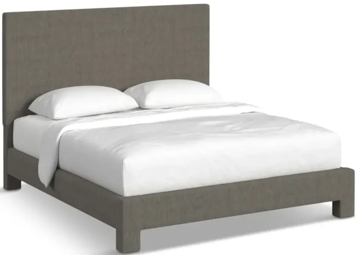 Lagoon King Upholstered Bed - Game Changer Smoke