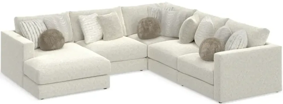 Bentley 5 Piece Sectional with Left Chaise