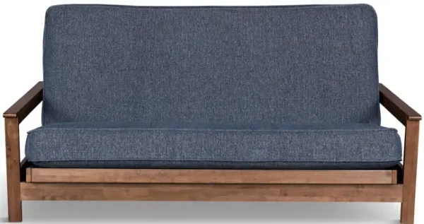 Crosby Standard Futon With Taber Indigo Cover
