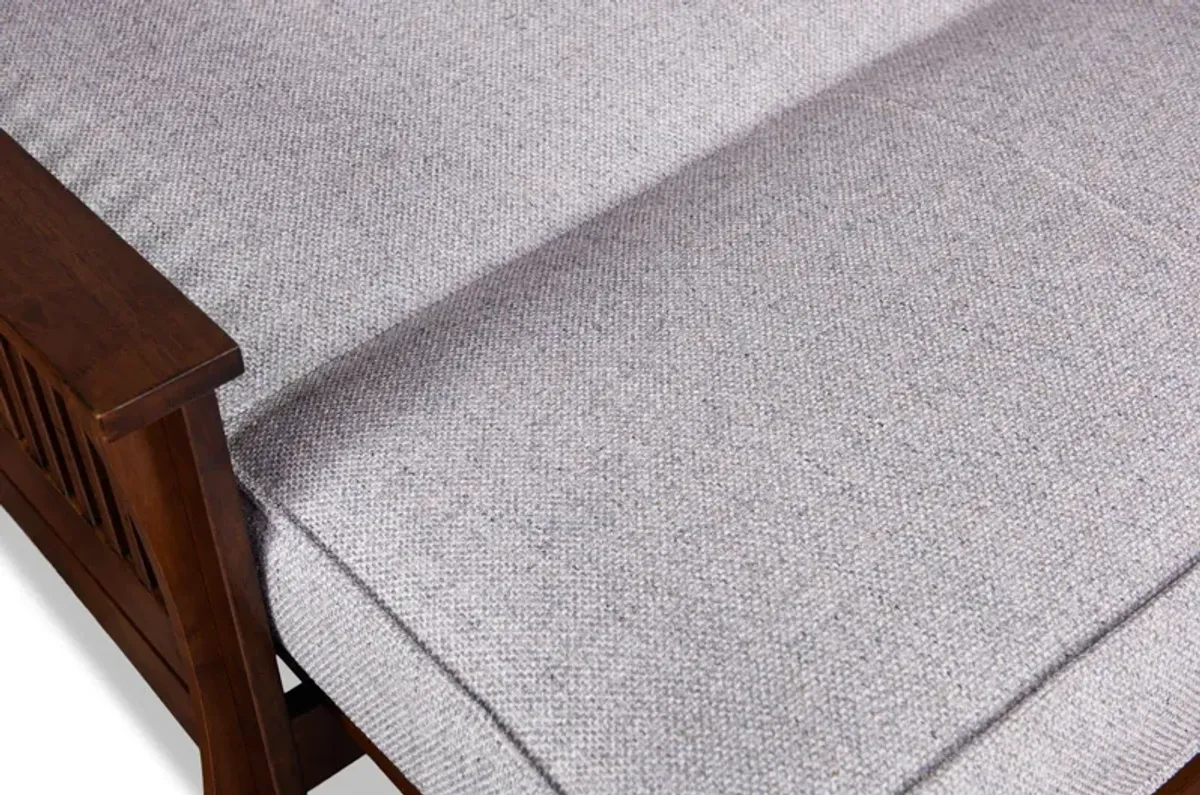 Baxter Mission Futon With Natural Beauty Cloud Cover