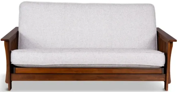 Baxter Mission Futon With Natural Beauty Cloud Cover